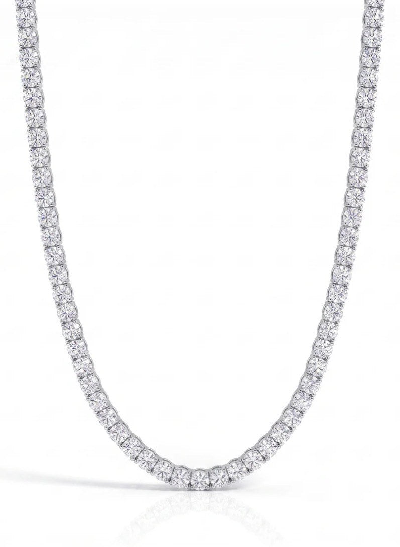 Rivières tennis – bijoux en argent 925 et moissanite
